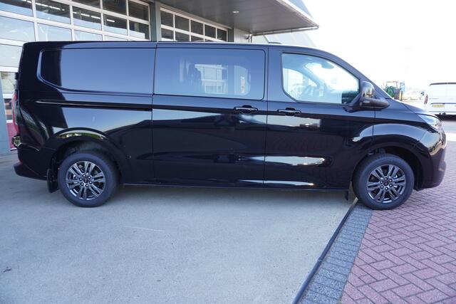 Ford E-Transit Cust. 320 L2H1 Limited 71 kWh 160KW/180PK Dubbelcab. Automaat nr. V087 | Airco | Adap.Cruise | Navi | 360 Camera | Schuifdeur L+R