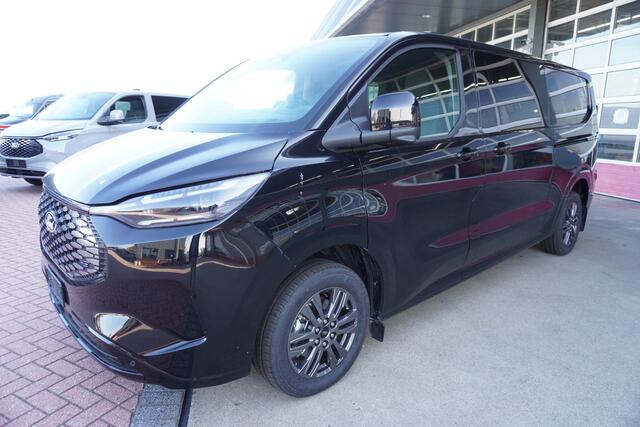 Ford E-Transit Cust. 320 L2H1 Limited 71 kWh 160KW/180PK Dubbelcab. Automaat nr. V087 | Airco | Adap.Cruise | Navi | 360 Camera | Schuifdeur L+R