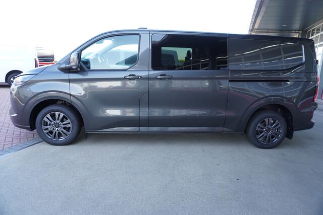 Ford E-Transit Cust. 320 L2H1 Limited 71 kWh 160KW/180PK Dubbelcab. Automaat nr. V085 | Airco | Adap.Cruise | Navi | 360 Camera | Schuifdeur L+R
