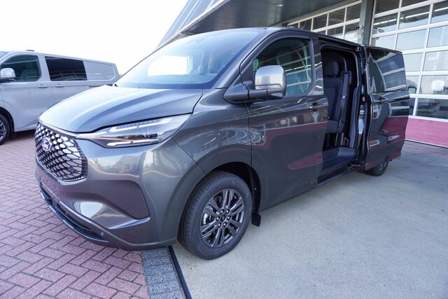 Ford E-Transit Cust. 320 L2H1 Limited 71 kWh 160KW/180PK Dubbelcab. Automaat nr. V085 | Airco | Adap.Cruise | Navi | 360 Camera | Schuifdeur L+R