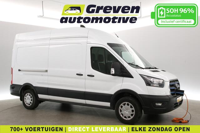 Ford E-Transit L3H3 68 kWh | Snelladen | SOH 96% | Clima | Camera | 3 Zits | Carplay | Cruise | Navi | Parkeersens.