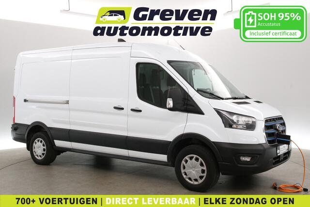 Ford E-Transit 68 kWh L3H2 | Snelladen | SOH 95% | Airco | Camera | Cruise | 3 Zits | 2xSchuifdeur | Carplay