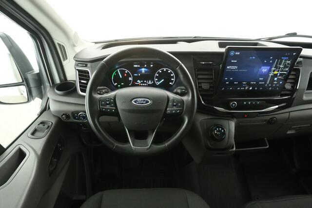 Ford E-Transit 68 kWh L3H2 | Snelladen | SOH 95% | Clima | Camera | Cruise | 3 Zits | 2xSchuifdeur | Carplay | Parkeersens.