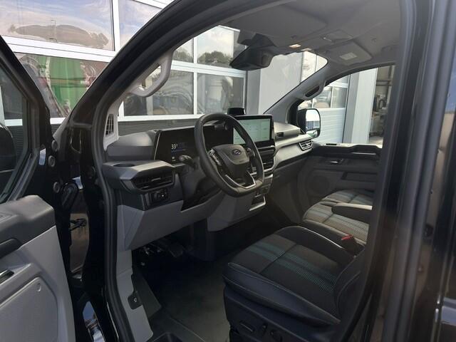 Ford E-Transit Cust. 340 L2H1 Custom Sport 4WD 71 kWh > 285pk/Agate Black/17 inch velgen/Camera