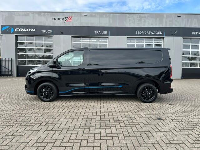 Ford E-Transit Cust. 340 L2H1 Custom Sport 4WD 71 kWh > 285pk/Agate Black/17 inch velgen/Camera