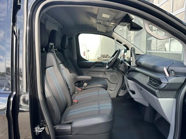 Ford E-Transit Cust. 340 L2H1 Custom Sport 4WD 71 kWh > 285pk/Agate Black/17 inch velgen/Camera