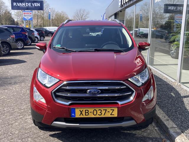 Ford ECOSPORT 1.0 EcoBoost Titanium 125pk/92kW 6-bak | Afn. trekhaak | Dodehoek | Camera | B&O | Winter Pack | Privacy Glass | 17 inch | etc. etc.;