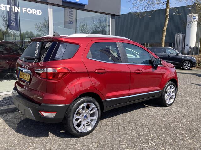 Ford ECOSPORT 1.0 EcoBoost Titanium 125pk/92kW 6-bak | Afn. trekhaak | Dodehoek | Camera | B&O | Winter Pack | Privacy Glass | 17 inch | etc. etc.;