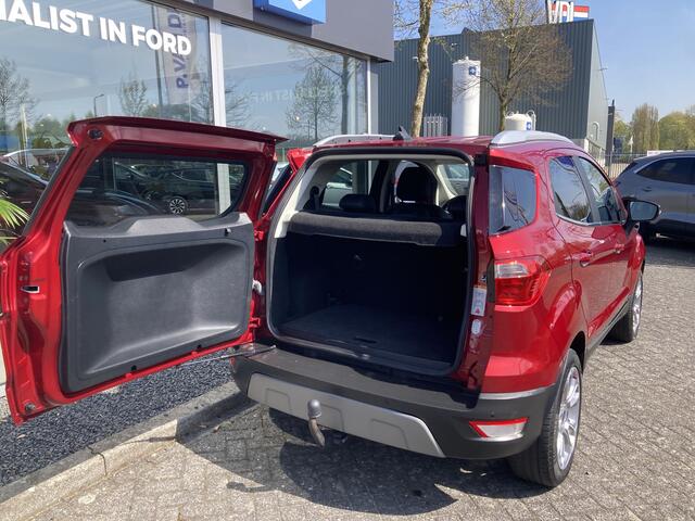Ford ECOSPORT 1.0 EcoBoost Titanium 125pk/92kW 6-bak | Afn. trekhaak | Dodehoek | Camera | B&O | Winter Pack | Privacy Glass | 17 inch | etc. etc.;