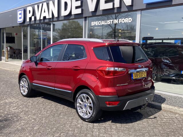 Ford ECOSPORT 1.0 EcoBoost Titanium 125pk/92kW 6-bak | Afn. trekhaak | Dodehoek | Camera | B&O | Winter Pack | Privacy Glass | 17 inch | etc. etc.;