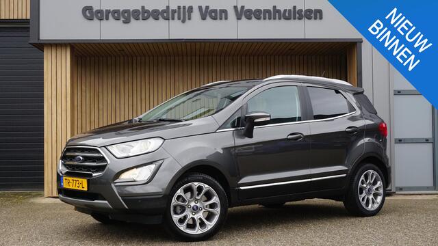 Ford ECOSPORT 1.0 126pk 5Drs EcoBoost Titanium Business B&O 17inch LM Stoel&Stuurverwarming Trekhaak Keyless *NL auto* 79578km!