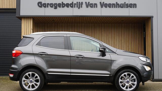 Ford ECOSPORT 1.0 126pk 5Drs EcoBoost Titanium Business B&O 17inch LM Stoel&Stuurverwarming Trekhaak Keyless *NL auto* 79578km!