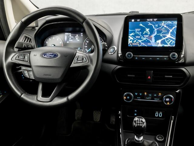 Ford ECOSPORT 1.0 EcoBoost Titanium (APPLE CARPLAY, LEDER, GROOT NAVI, CAMERA, CLIMATE, SPORTSTOELEN, XENON, PARKEERSENSOREN, NIEUWE APK, NIEUWSTAAT)