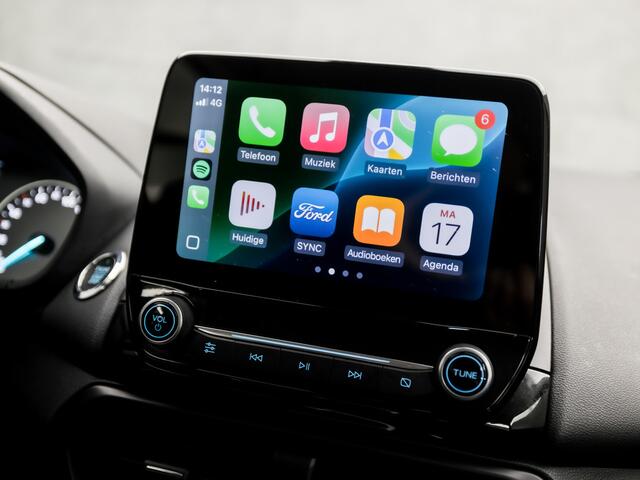 Ford ECOSPORT 1.0 EcoBoost Titanium (APPLE CARPLAY, LEDER, GROOT NAVI, CAMERA, CLIMATE, SPORTSTOELEN, XENON, PARKEERSENSOREN, NIEUWE APK, NIEUWSTAAT)