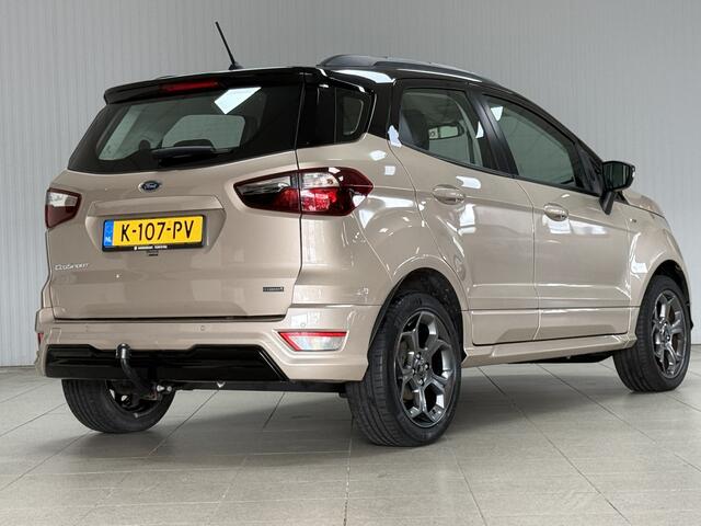 Ford ECOSPORT 1.0 EcoBoost Titanium/ Trekhaak!/ 17''LMV/ Keyless GO/ Apple+Android/ Clima/ Navi/ Cruise/ Bluetooth/ Multi.LEDER.Stuur/ Elek.pakket/ Isofix/ PDC Achter.