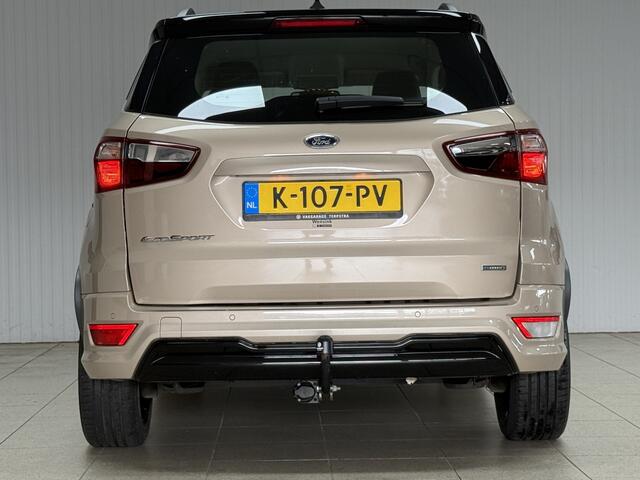 Ford ECOSPORT 1.0 EcoBoost Titanium/ Trekhaak!/ 17''LMV/ Keyless GO/ Apple+Android/ Clima/ Navi/ Cruise/ Bluetooth/ Multi.LEDER.Stuur/ Elek.pakket/ Isofix/ PDC Achter.