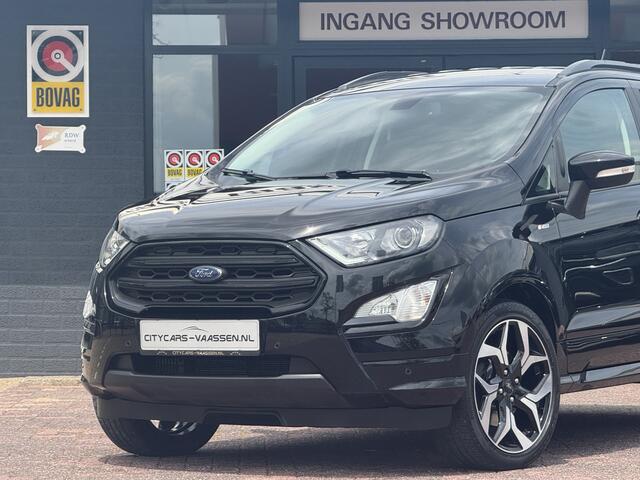 Ford ECOSPORT 1.0 EcoBoost ST-Line Black automaat 125 pk apple carplay keyless entry climate ctr cruise ctr lmv 18 inch xenon half leder/alcantara pdc v/a dealer onderhouden