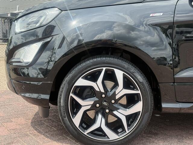 Ford ECOSPORT 1.0 EcoBoost ST-Line Black automaat 125 pk apple carplay keyless entry climate ctr cruise ctr lmv 18 inch xenon half leder/alcantara pdc v/a dealer onderhouden