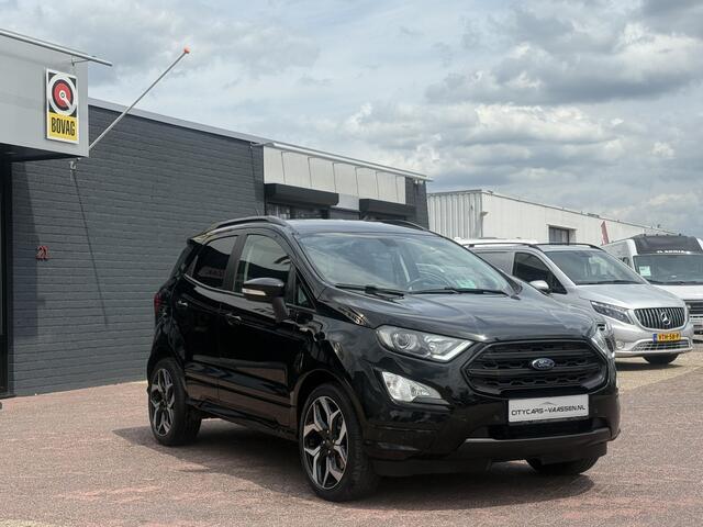Ford ECOSPORT 1.0 EcoBoost ST-Line Black automaat 125 pk apple carplay keyless entry climate ctr cruise ctr lmv 18 inch xenon half leder/alcantara pdc v/a dealer onderhouden