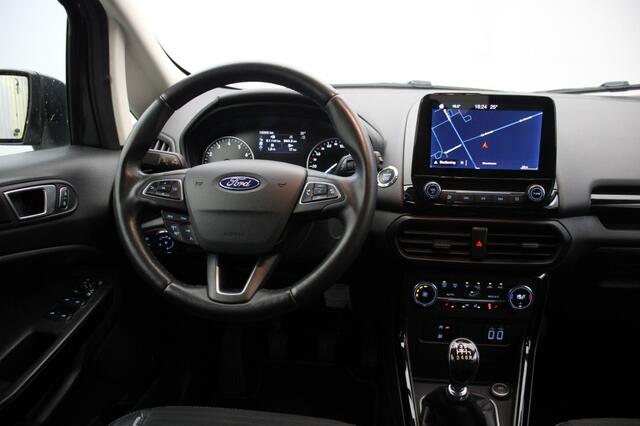Ford ECOSPORT 1.0 EcoBoost Titanium - Carplay, Half Leer, Stuur/stuur verwarm.