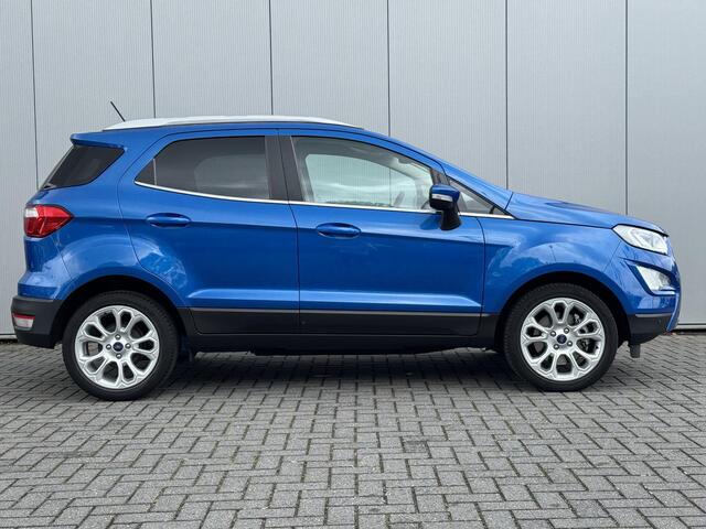 Ford ECOSPORT 1.0 EcoBoost Titanium Voorruitverwarming /Stoel + stuur verwarming/ Climate & Cruise Control / Dealer Onderhouden / Trekhaak / Navigatie/ Camera / tweede eigenaar