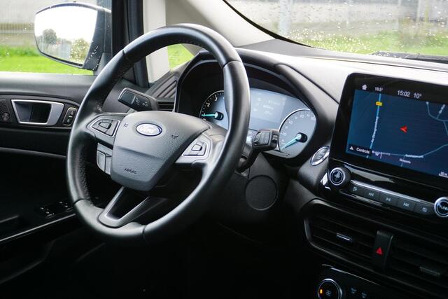 Ford ECOSPORT 1.0 EcoBoost Titanium 125 pk |B&O premium geluid |Camera |Cruise |Navi |Climate |Verwarmde voorruit en stuur |Lichtmetaal |Topstaat |Keyless entry en start