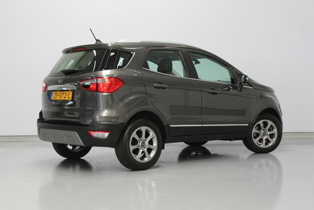 Ford ECOSPORT 1.0 EcoBoost Titanium 126PK, DEELS LEDER | NAVIGATIE | CARPLAY | CRUISE | STOEL/RUIT/STUURVERWARMING