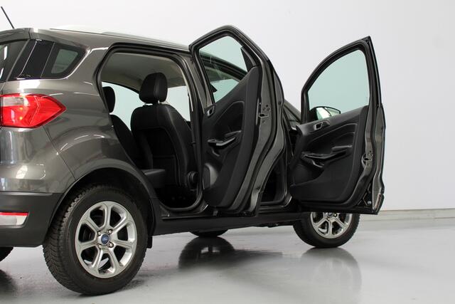 Ford ECOSPORT 1.0 EcoBoost Titanium 126PK, DEELS LEDER | NAVIGATIE | CARPLAY | CRUISE | STOEL/RUIT/STUURVERWARMING