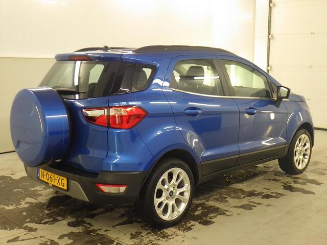 Ford ECOSPORT 125pk Titanium Climat Cruise Half Leer Apple Carplay Parkeersensor Reservewiel Dealeronderhouden