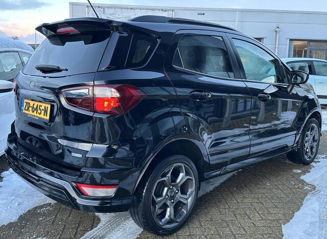 Ford ECOSPORT 1.0 EcoBoost ST-Line Black 125PK | ZEER NETTE STAAT | BOMVOL | Achteruitrijcamera | Stoelverwarming | Stuurverwarming | Voorruitverwarming | Navigatie | Apple Carplay |Android Auto | Parkeersensoren | Cruise Control | Climate Control | 2 Sleutels |