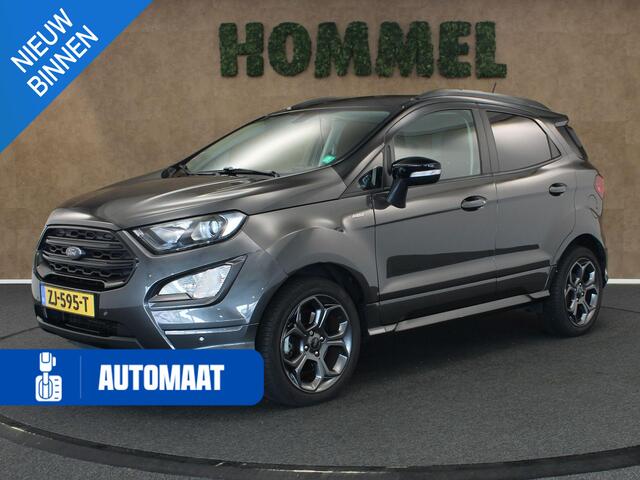 Ford ECOSPORT 1.0 EcoBoost ST-Line Black - AFNEEMBARE TREKHAAK - TREKGEWICHT 1100 KG - OPEN DAK - NAVIGATIE - VOORRUITVERWARMING - STUURVERWARMING - PARKEERSENSOREN VOOR/ ACHTER - CRUISE CONTROL - B&O AUDIO -KEYLESS ENTRY/ START - CLIMATE CONTROL - CAMERA - BLUETOOTH -