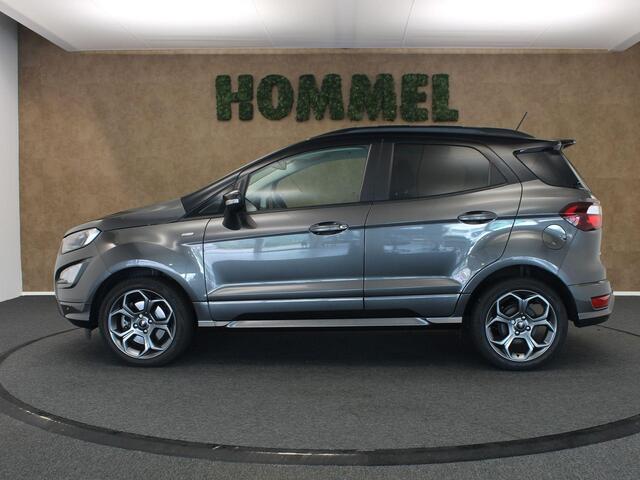 Ford ECOSPORT 1.0 EcoBoost ST-Line Black - AFNEEMBARE TREKHAAK - TREKGEWICHT 1100 KG - OPEN DAK - NAVIGATIE - VOORRUITVERWARMING - STUURVERWARMING - PARKEERSENSOREN VOOR/ ACHTER - CRUISE CONTROL - B&O AUDIO -KEYLESS ENTRY/ START - CLIMATE CONTROL - CAMERA - BLUETOOTH -
