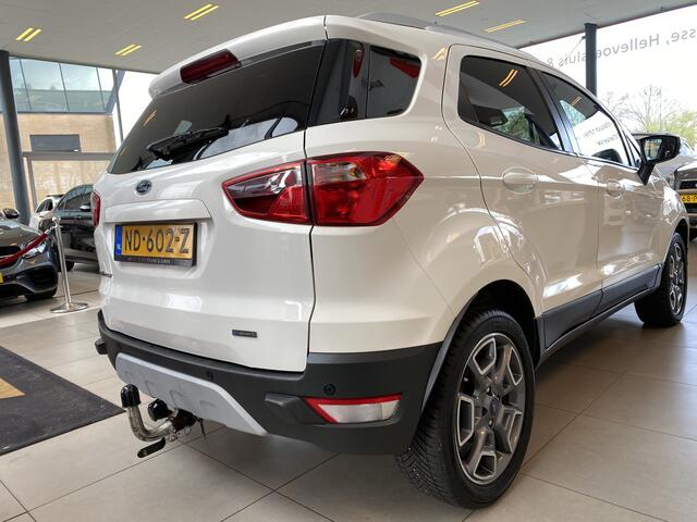 Ford ECOSPORT 1.0 EcoBoost Titanium,Dealeronderhouden,Navigatie,Parkeerassistent,Climate&Cruisecontrol,Spraakbediening.Trekhaak,Voorstoelenverwarmd,Keyless,17 Inch Lmv