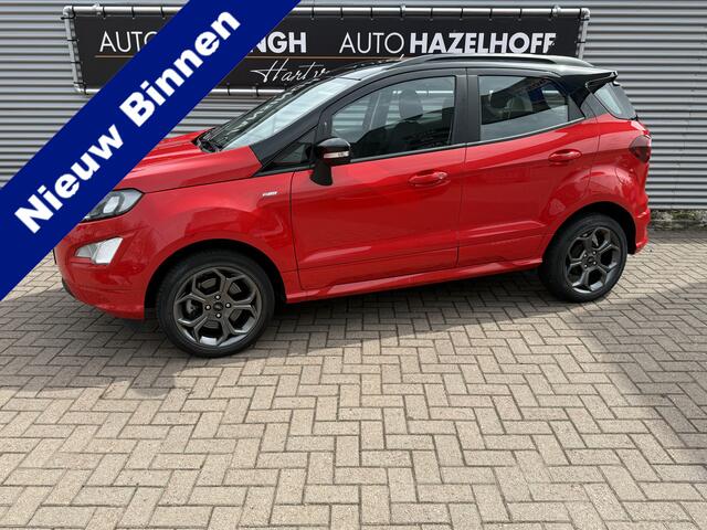 Ford ECOSPORT 1.0 EcoBoost ST-Line 140pk! met 33.164km!! | Stoel/Stuurverwarming | PDC V+A | Navi | Cruise | Clima | Keyless | Dodehoekdetectie | RIJKLAARPRIJS INCL 12 MAANDEN GARANTIE EN BEURT