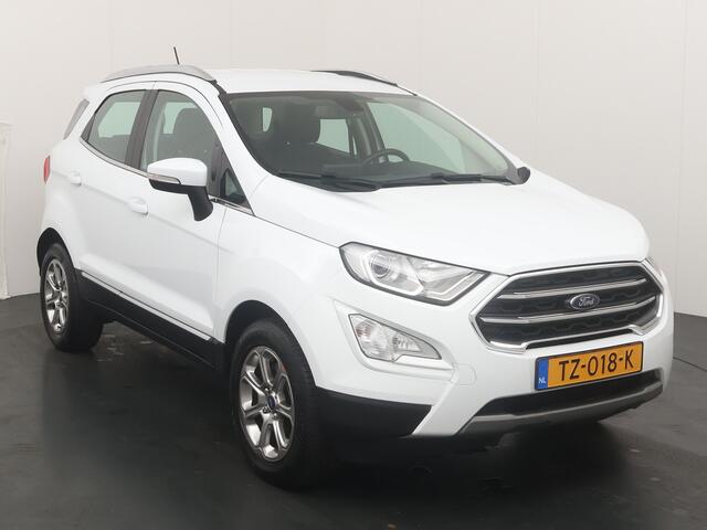 Ford ECOSPORT EcoBoost 125 pk Titanium | Trekhaak | Navi | Clima | Cruise | LMV | Parkeersens.| Half leer | 100% dealer onderh.