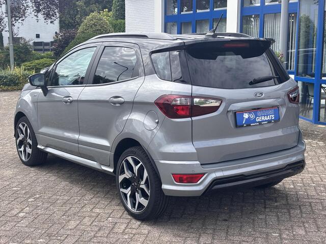 Ford ECOSPORT 1.0 EcoBoost ST-Line | Camera, Navigatie, Climate Control, Voorruit-/ Stuurwiel-, Stoelverwarming, Cruise Control, 18 inch velgen, luxe!