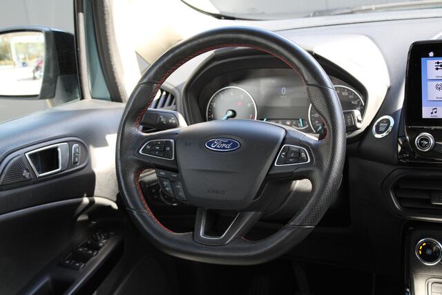 Ford ECOSPORT 1.0 EcoBoost ST-Line | Incl. 12 maanden garantie | Airco | Trekhaak | Stoelverwarming | Stuurwiel verwarmd | Navigatie | Cruise | Bluetooth | Parkeersensoren | Parkeer camera | Bang & Olufsen Audio |