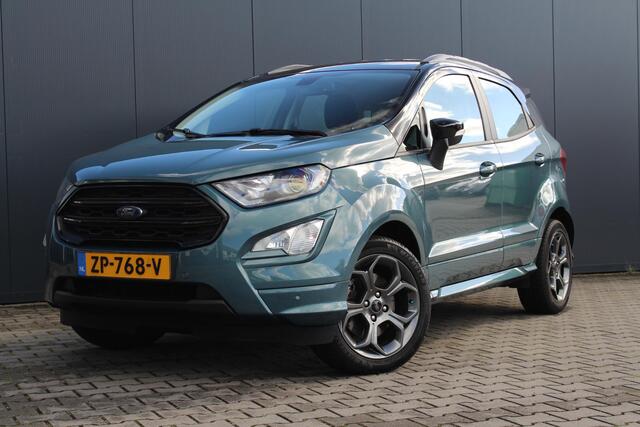 Ford ECOSPORT 1.0 EcoBoost ST-Line | Incl. 12 maanden garantie | Airco | Trekhaak | Stoelverwarming | Stuurwiel verwarmd | Navigatie | Cruise | Bluetooth | Parkeersensoren | Parkeer camera | Bang & Olufsen Audio |