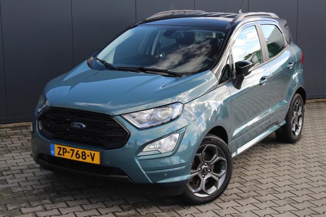 Ford ECOSPORT 1.0 EcoBoost ST-Line | Incl. 12 maanden garantie | Airco | Trekhaak | Stoelverwarming | Stuurwiel verwarmd | Navigatie | Cruise | Bluetooth | Parkeersensoren | Parkeer camera | Bang & Olufsen Audio |
