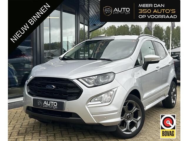 Ford ECOSPORT 1.0 EcoBoost ST-Line 125PK | ZEER LUXE! | Nette Staat! | Volledige Onderhoudshistorie | 2026 Onderhoud Gehad | NL Auto | NAP | Trekhaak | Dodehoekdetectie | Xenon | B&O Audio | Achteruitrijcamera | Parkeersensoren Voor en Achter | Grote Spoiler | Stoelverwarming | Stuurverwarming | Voorruitverwarming |