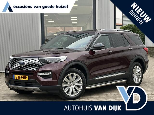 Ford EXPLORER 3.0 V6 EcoBoost PHEV ST-Line 7-pers. | Pano-Dak/B&O/20"/Leder/3D-camera
