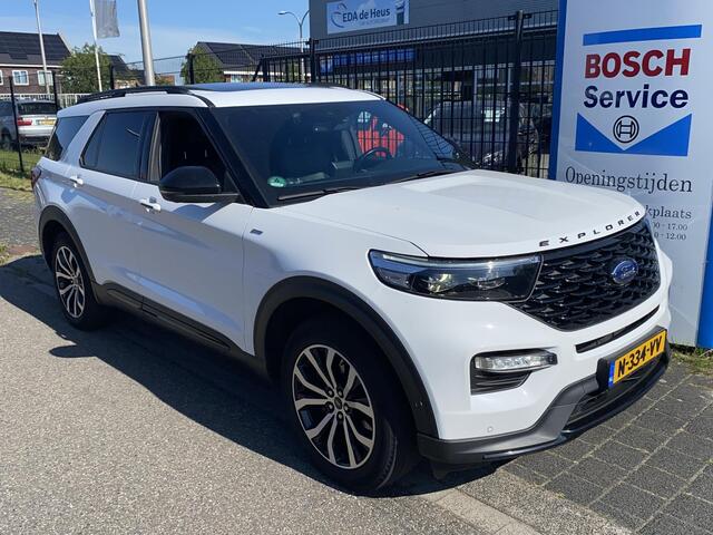 Ford EXPLORER 3.0 V6 EcoBoost PHEV 457pk ST-Line 7-persoons NL-auto met o.a. stoelventilatie/-verwarming, navigatie, panoramadak, trekhaak, etc.