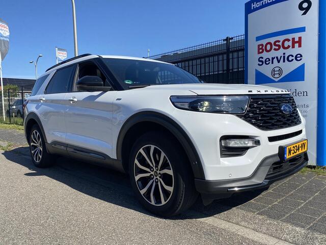 Ford EXPLORER 3.0 V6 EcoBoost PHEV 457pk ST-Line 7-persoons NL-auto met o.a. stoelventilatie/-verwarming, navigatie, panoramadak, trekhaak, etc.