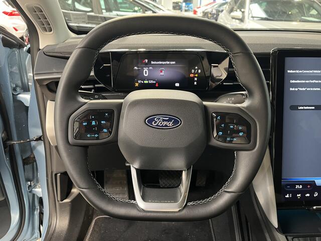 Ford EXPLORER EV Extended Range RWD 286 pk 77 kWh | Warmtepomp | Driver assistance pack | Elektrische stoel met geheugen | Adaptieve cruise | Garantie tm 2028! | Rondom camera