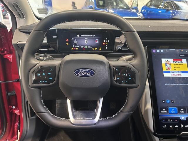 Ford EXPLORER Extended Range RWD 286 pk 77 kWh | Warmtepomp | Driver assistance pack | AGR | Elektrische stoel met geheugen | Adaptieve cruise | Garantie tm 2029!
