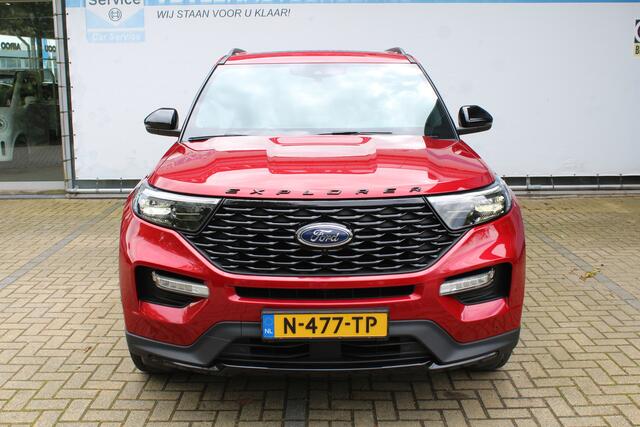 Ford EXPLORER 3.0 V6 EcoBoost PHEV ST-Line | Incl. 12 maanden Garantie | Trekhaak | Panorama dak | B&O Audiosysteem | Stoel/stuurverwarming | Stoelventilatie | Achterbank verwarming | 360* Camera | Adaptive cruise | Apple CarPlay/Android Auto | Elektrisch verstelbare s