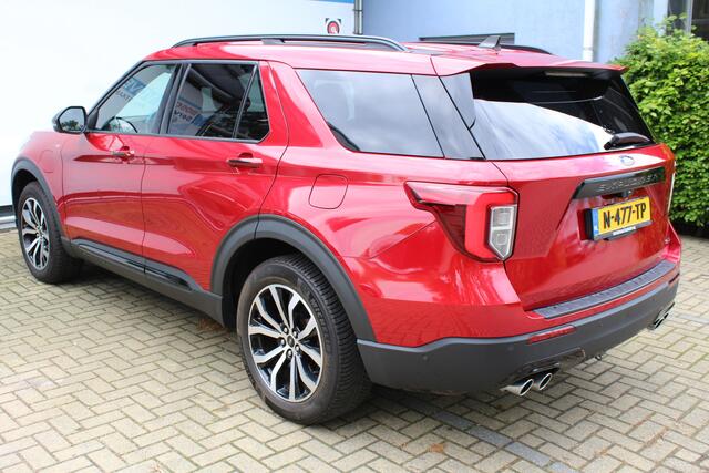 Ford EXPLORER 3.0 V6 EcoBoost PHEV ST-Line | Incl. 12 maanden Garantie | Trekhaak | Panorama dak | B&O Audiosysteem | Stoel/stuurverwarming | Stoelventilatie | Achterbank verwarming | 360* Camera | Adaptive cruise | Apple CarPlay/Android Auto | Elektrisch verstelbare s