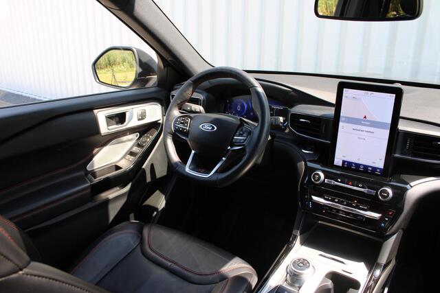 Ford EXPLORER 3.0 V6 EcoBoost PHEV ST-Line | Incl. 12 maanden garantie | 7-persoons | Trekhaak | Stoel/stuur verwarming | Stoelventilatie | Adaptieve cruise control | Climate control | Apple carplay/Android auto | Memory seat | Schuif/kantel dak |