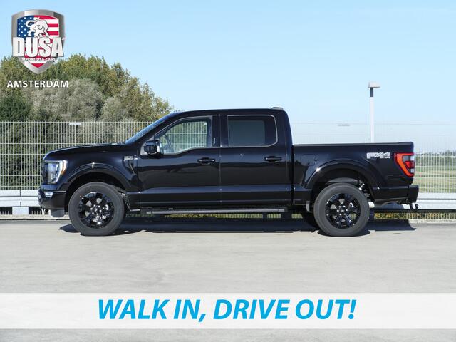 Ford F-150 5.0 V8 | SuperCrew Lariat FX4 | Black Edition 360 Camera | Pano | Black Edition Meerprijs extra opties / Accessoires - Deksel, Backflip, Fenders, wraps, Stripings etc