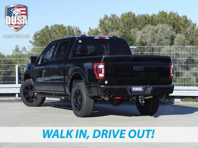 Ford F-150 5.0 V8 | SuperCrew Lariat FX4 | Black Edition 360 Camera | Pano | Black Edition Meerprijs extra opties / Accessoires - Deksel, Backflip, Fenders, wraps, Stripings etc